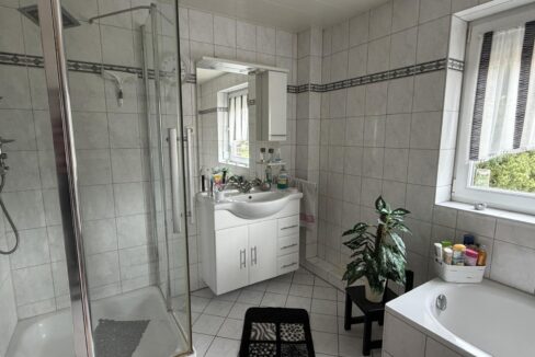 Badezimmer mit Dusche und...