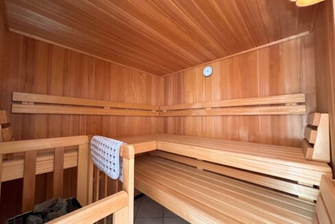 Badezimmer Sauna