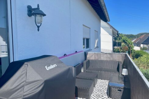 Balkon als Verlängerung des Wohnzimmers