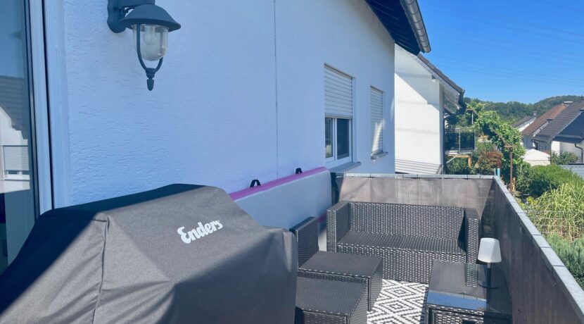 Balkon als Verlängerung des Wohnzimmers