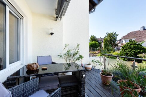 Terrasse am Wohnbereich
