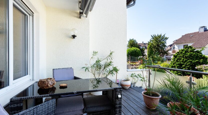 Terrasse am Wohnbereich
