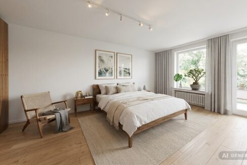 Schlafzimmer KI generiert
