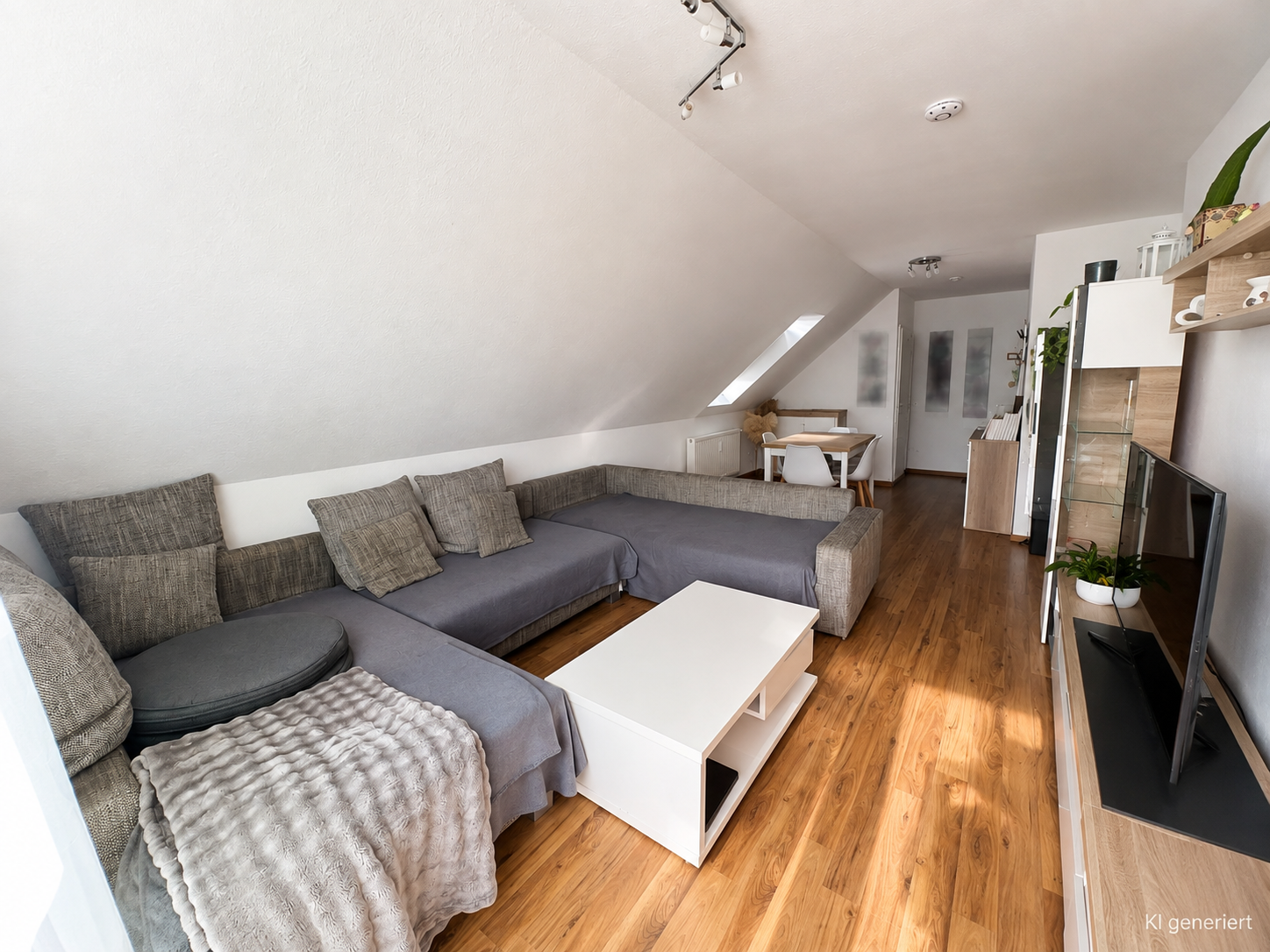 Charmante 2-Zimmer-Dachgeschosswohnung mit Balkon und Außenstellplatz