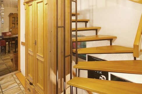 Treppe zu den Obergeschossen