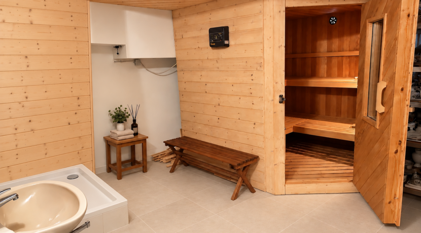 Kellerraum mit Sauna - KI-optimiert