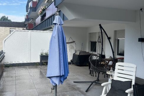 Teil der großen Dachterrasse