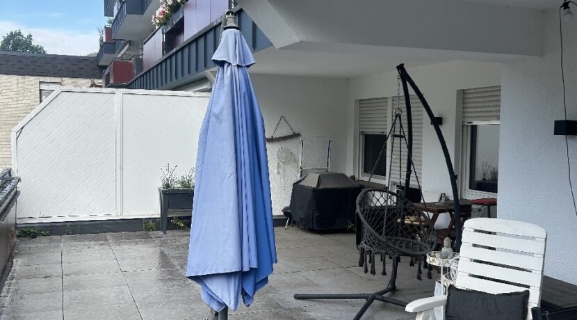 Teil der großen Dachterrasse
