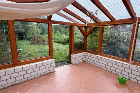 überdachte Terrasse