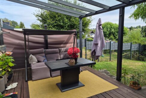 überdachte Terrasse