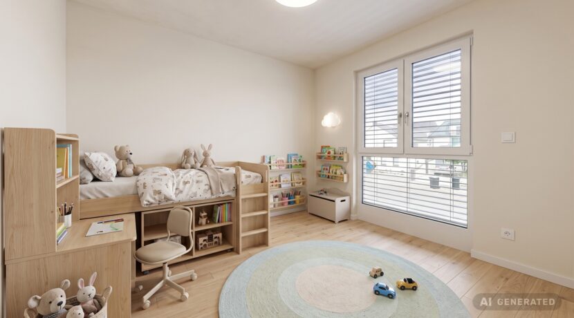 Kinderzimmer KI generiert