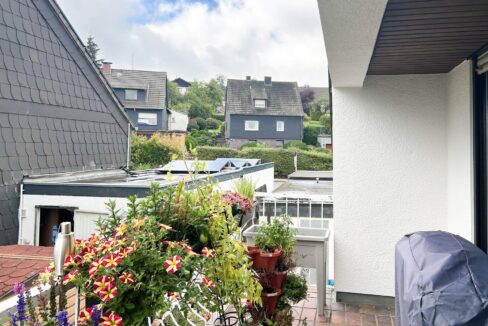 großer Balkon