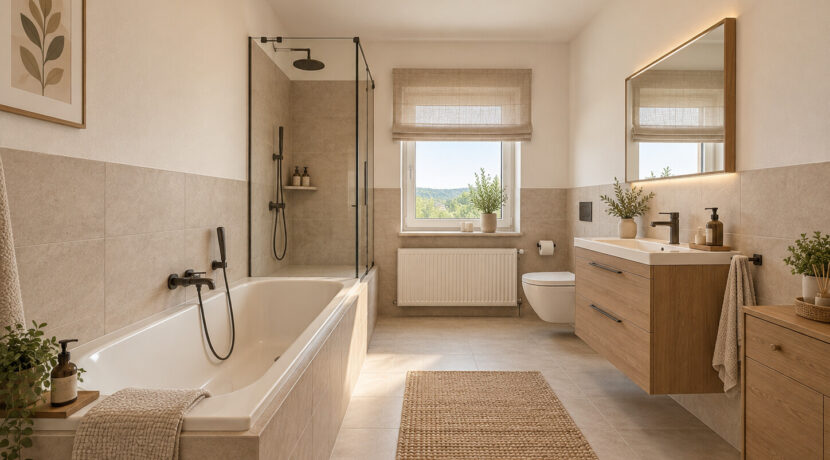 KI Generiert-Beispieleinrichtung-Badezimmer (OG)