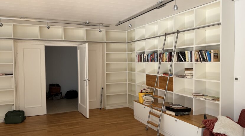 Schicke Bücherwand