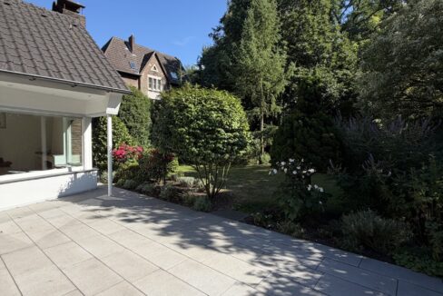 Terrasse mit Blick Garten