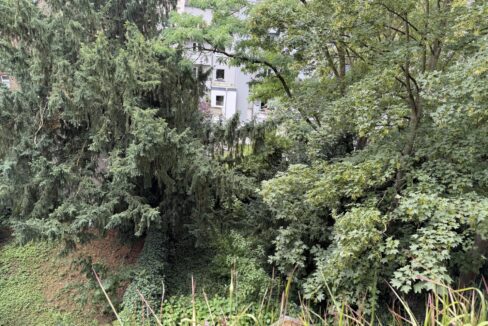 Balkonblick in die Gärten