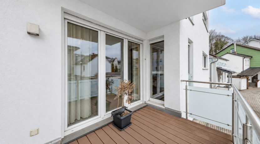großzügiger Balkon