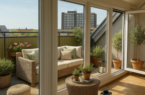 Terrasse mit KI bearbeitet