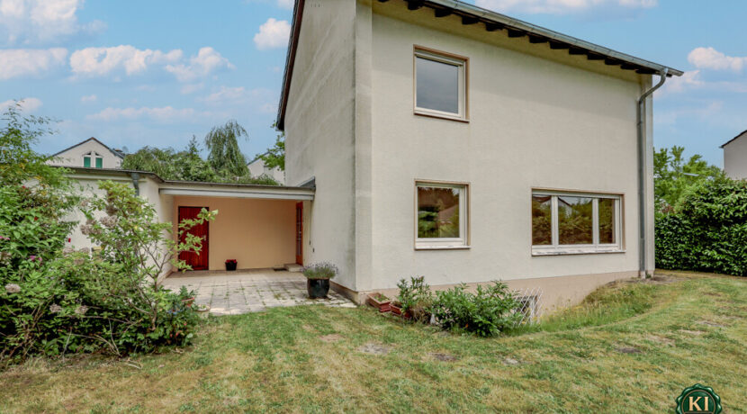 Gartenseitige Hausansicht