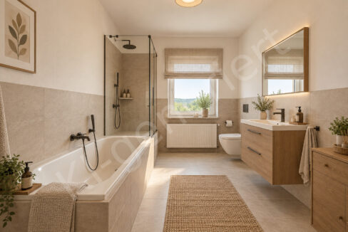 KI Generiert - Beispieleinrichtung - Badezimmer (OG)