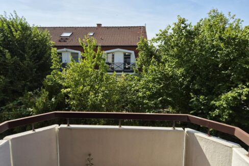 Blick vom Balkon