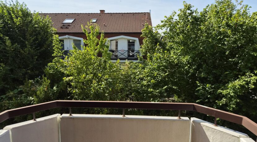 Blick vom Balkon