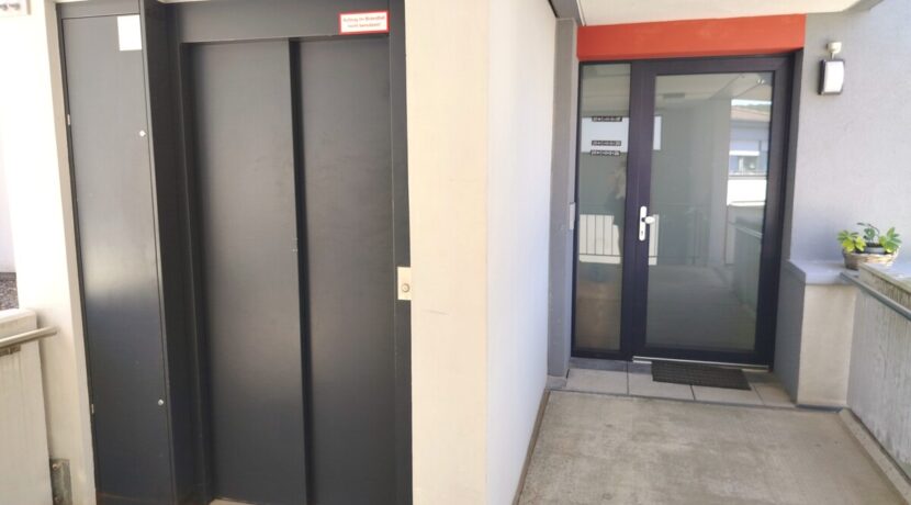 Aufzug bis zur Wohnung