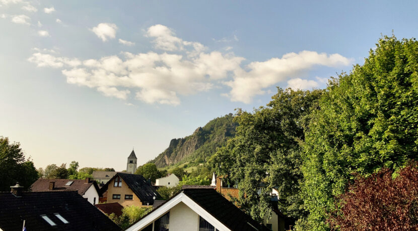 Aussicht vom Balkon