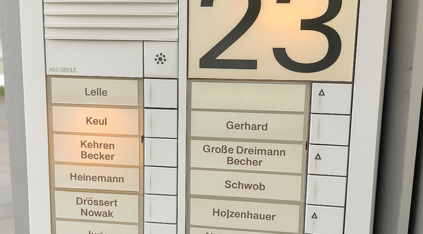 Klingeltableau