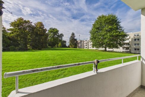 Ausblick ins Grüne