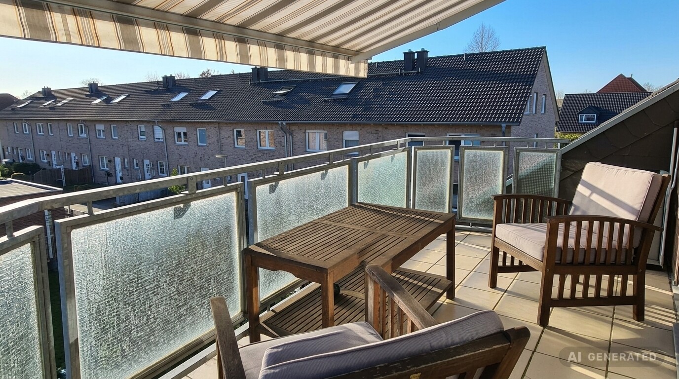 3-Zimmer-Dachgeschosswohnung mit Balkon, Weitblick & Garage – Ideal für Eigennutzer & Anleger