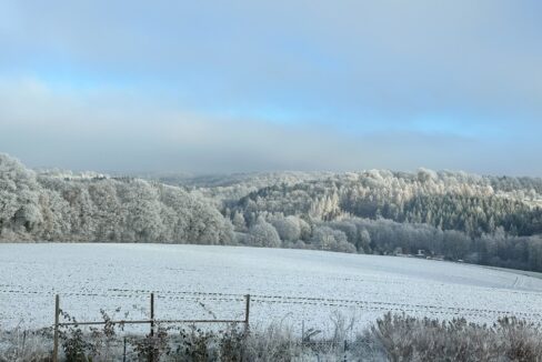 Aussicht mit Schnee