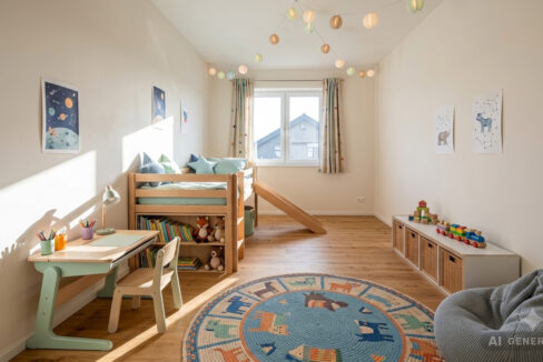 Kinderzimmer KI generiert