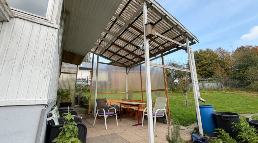 Überdachte Terrasse