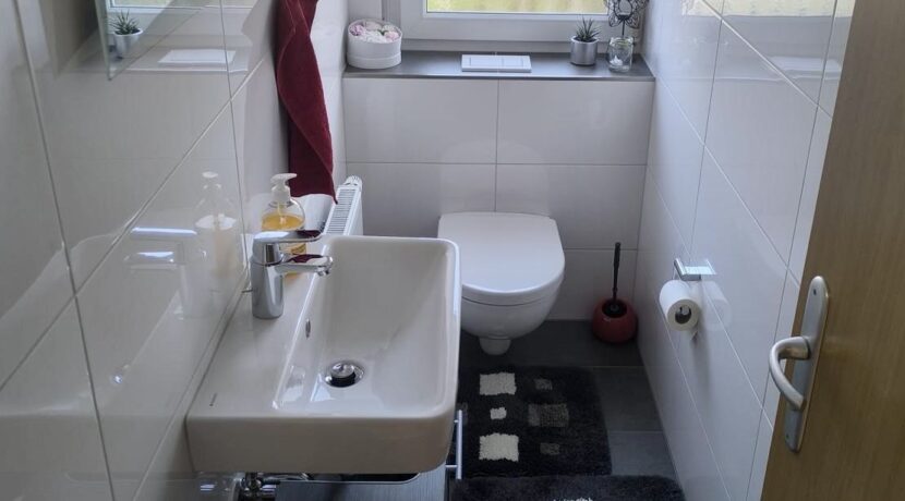 Wohnung OG - modernisiertes Gäste-WC