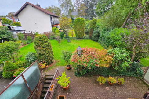 Blick auf die Terrasse