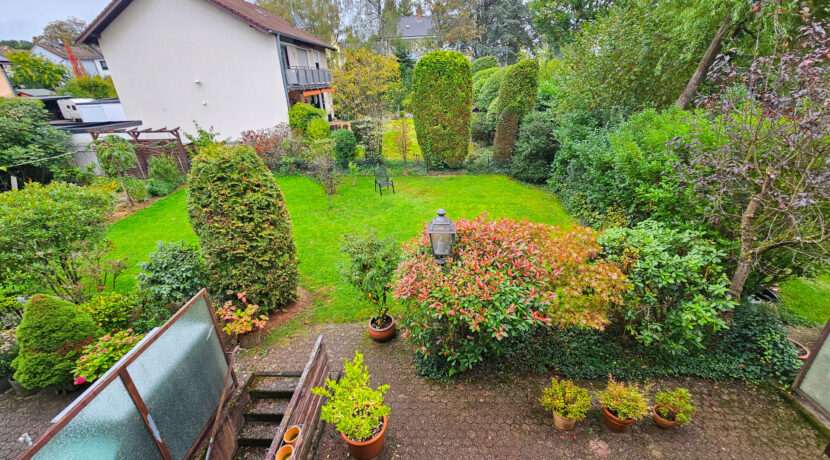 Blick auf die Terrasse