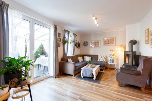 Wohnraum mit Kaminofen