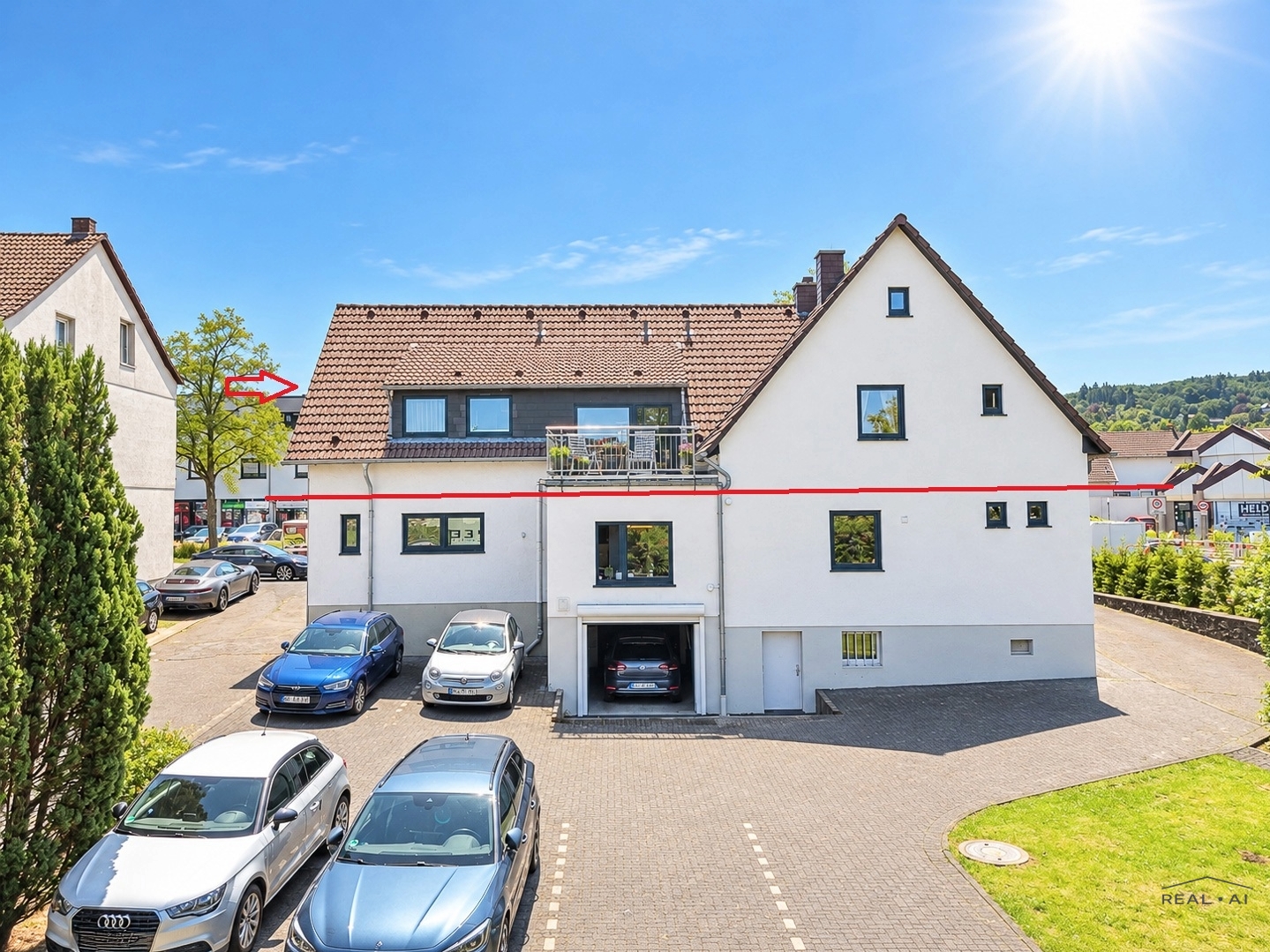 Großzügige 4-Zimmer-Wohnung mit Balkon und Stellplatz zentral in Ittenbach – fußläufig einkaufen! - Foto 1